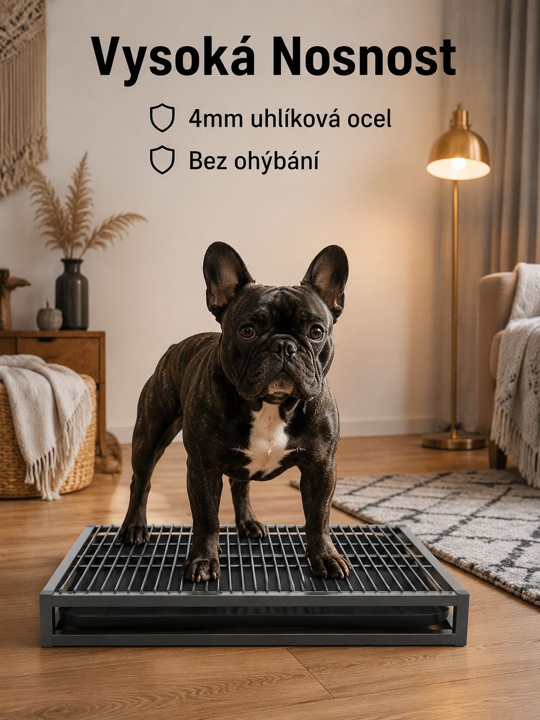 Toaleta s pískem pro střední psy