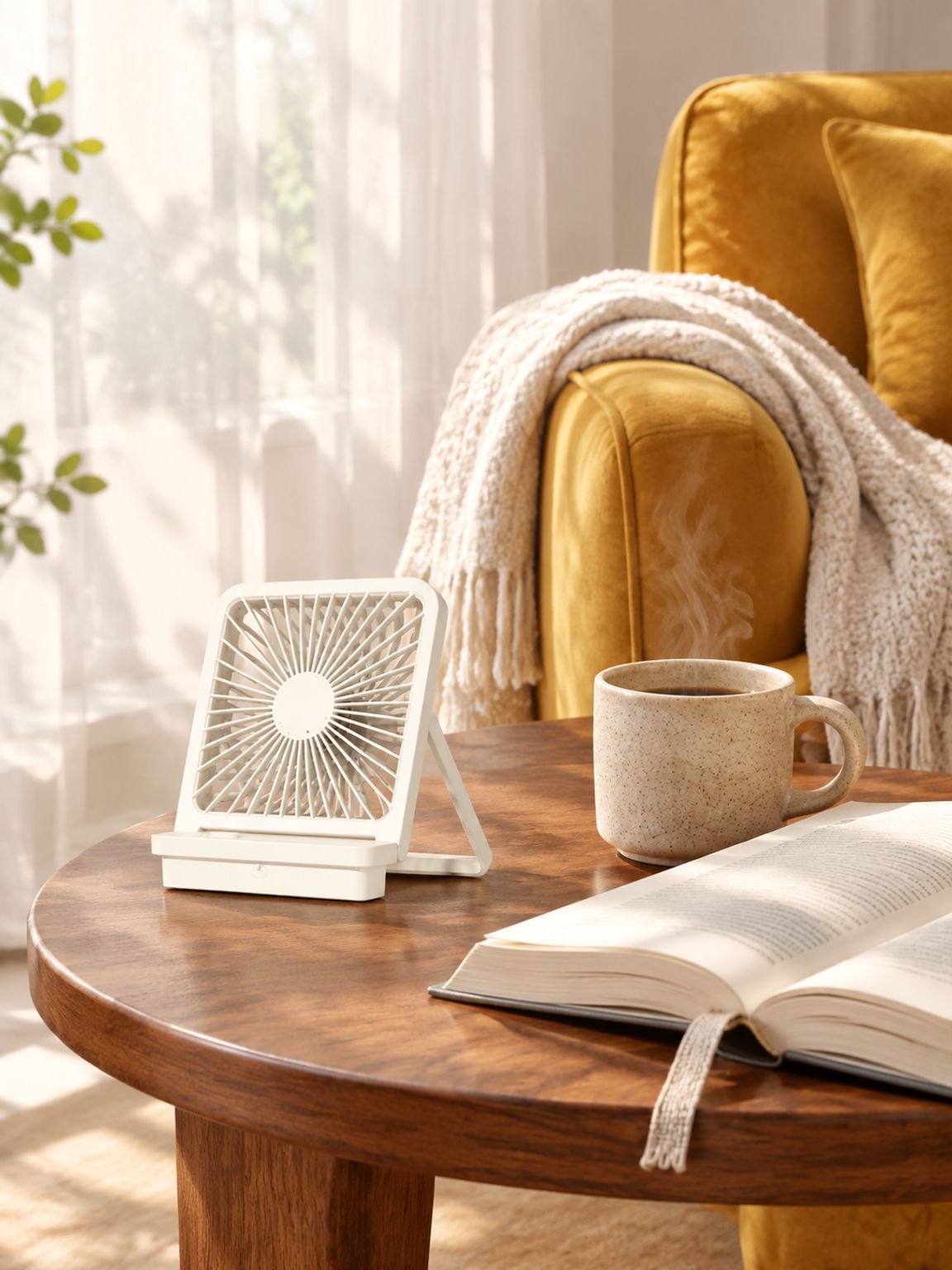 Mini ventilador de escritorio portátil