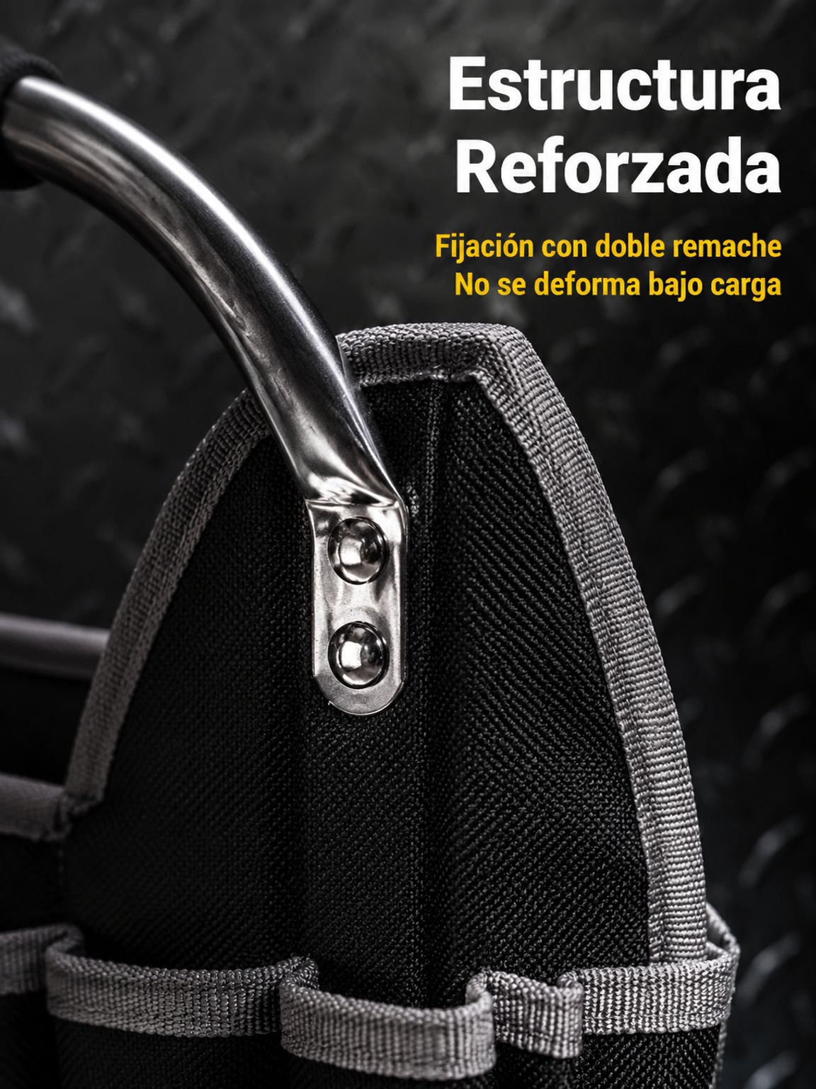 Asa ergonómica de la bolsa de herramientas portátil