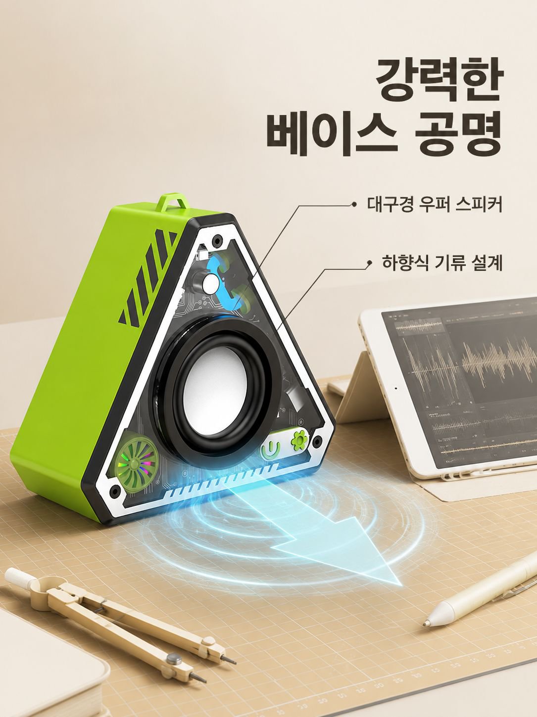 프리미엄 사운드 블루투스 스피커 사용 장면