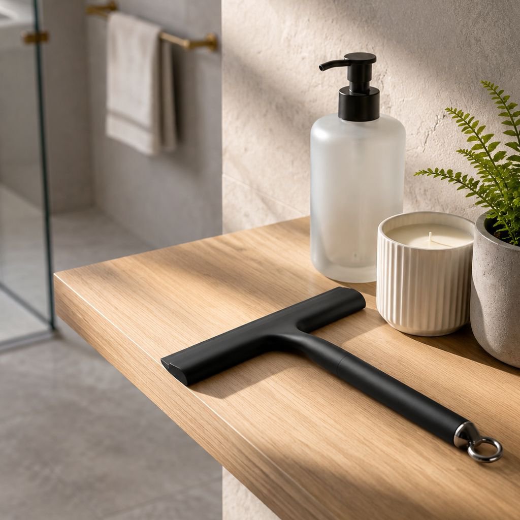 Multifunctional Plastic Glass Squeegee Spray Cleaning Brush