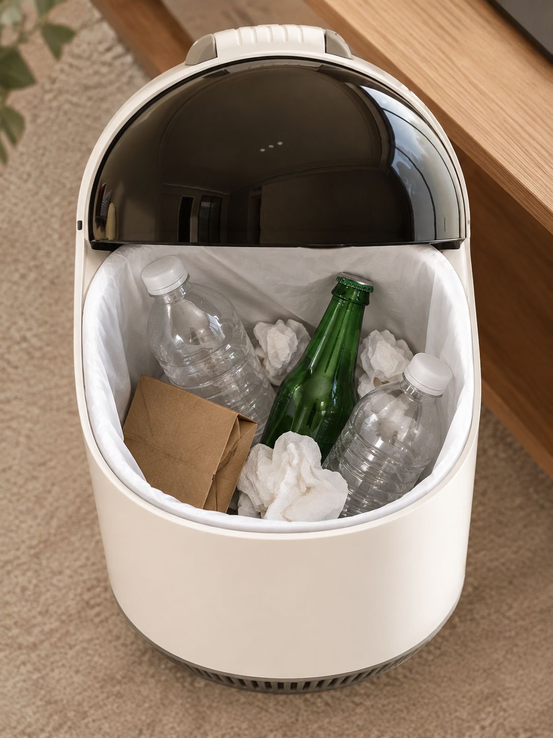 Diseño moderno de cubo de basura para el hogar
