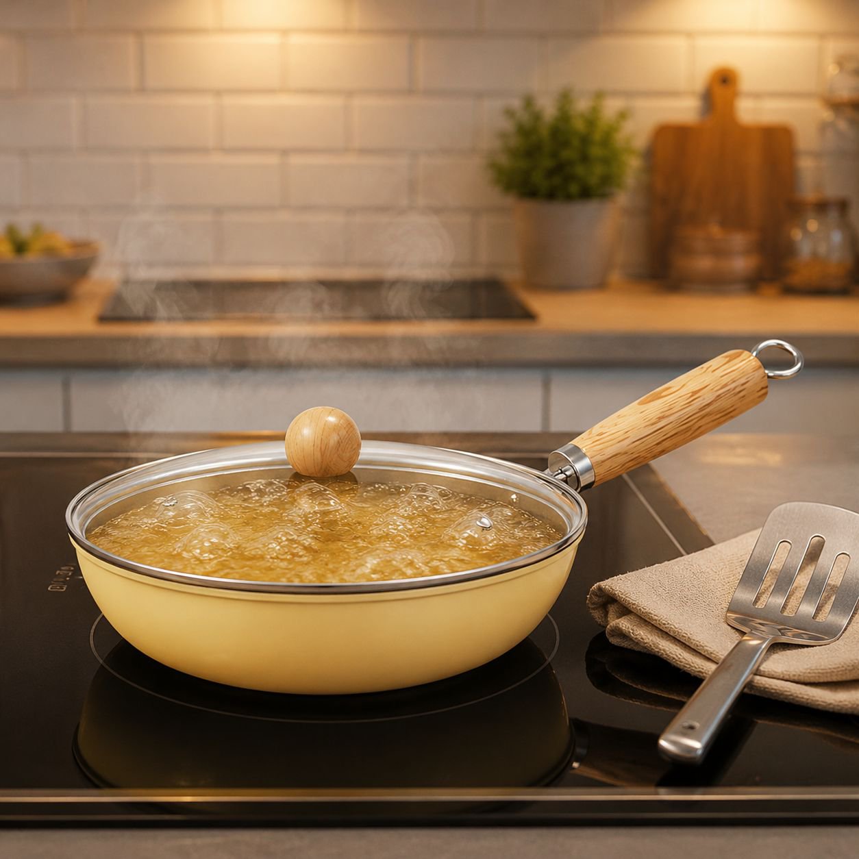 Easy-to-clean lightweight induction cooker design
