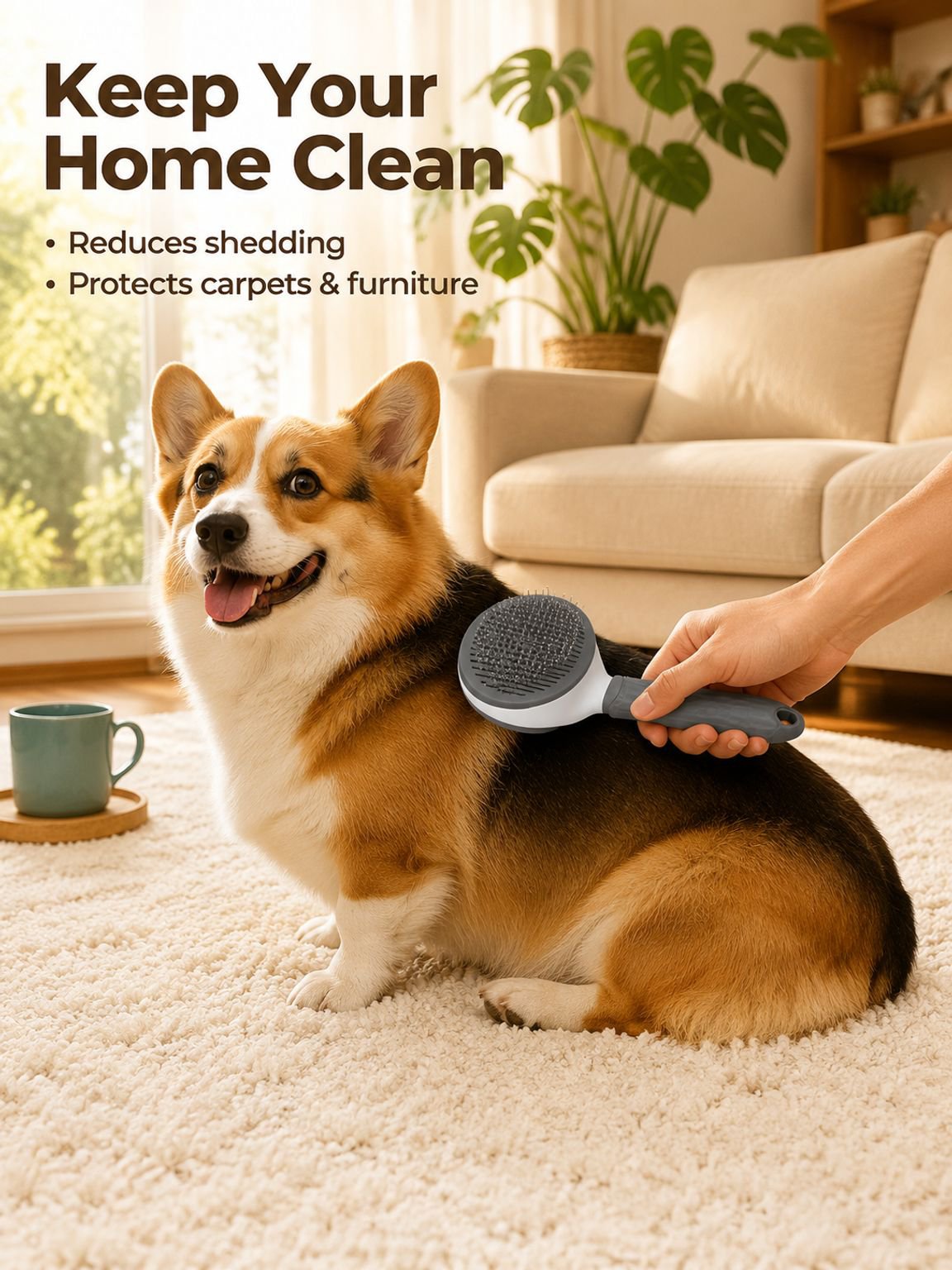 Automatic Hair Removal Comb for Cats and Dogs