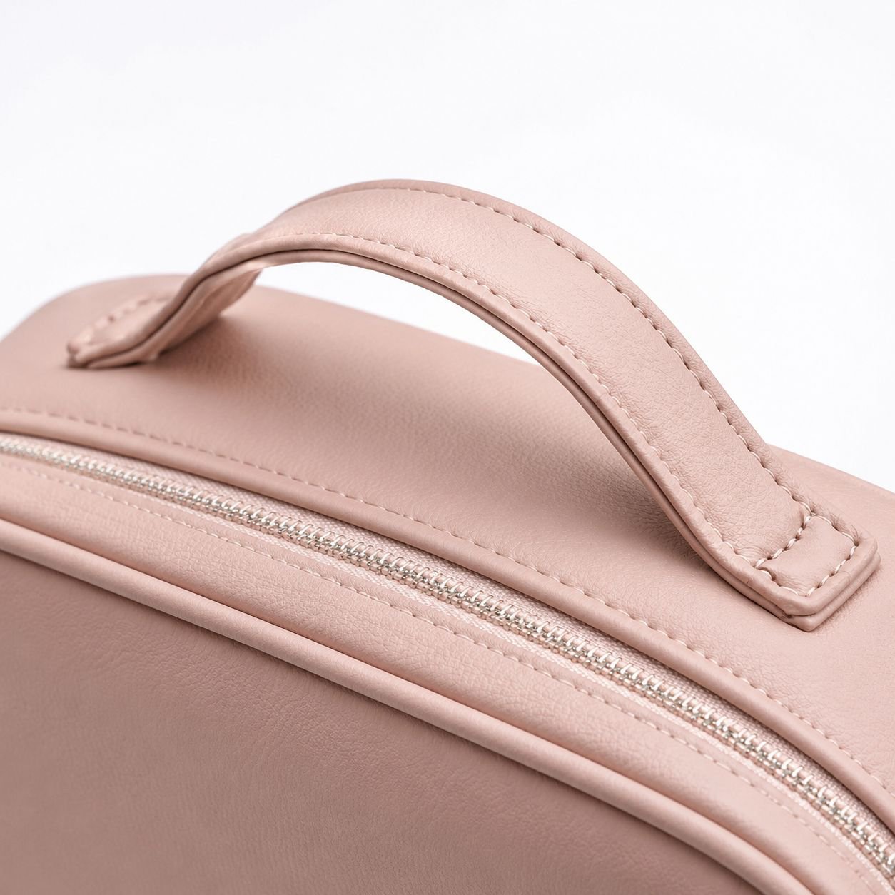 Hanging travel toiletry organizer bag in bathroom