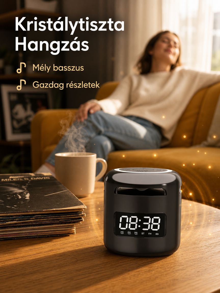 Vezeték nélküli intelligens Bluetooth hangszóró