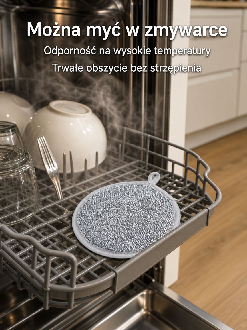 Metalowa gąbka do czyszczenia