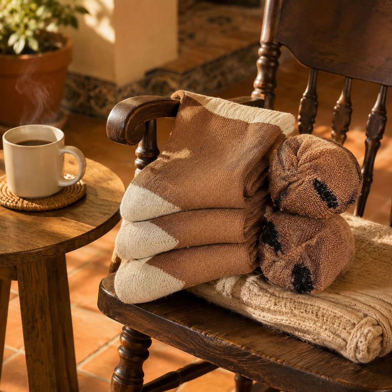 Calcetas de invierno para adultos mayores, hombres y mujeres, medias térmicas de algodón medio tubo