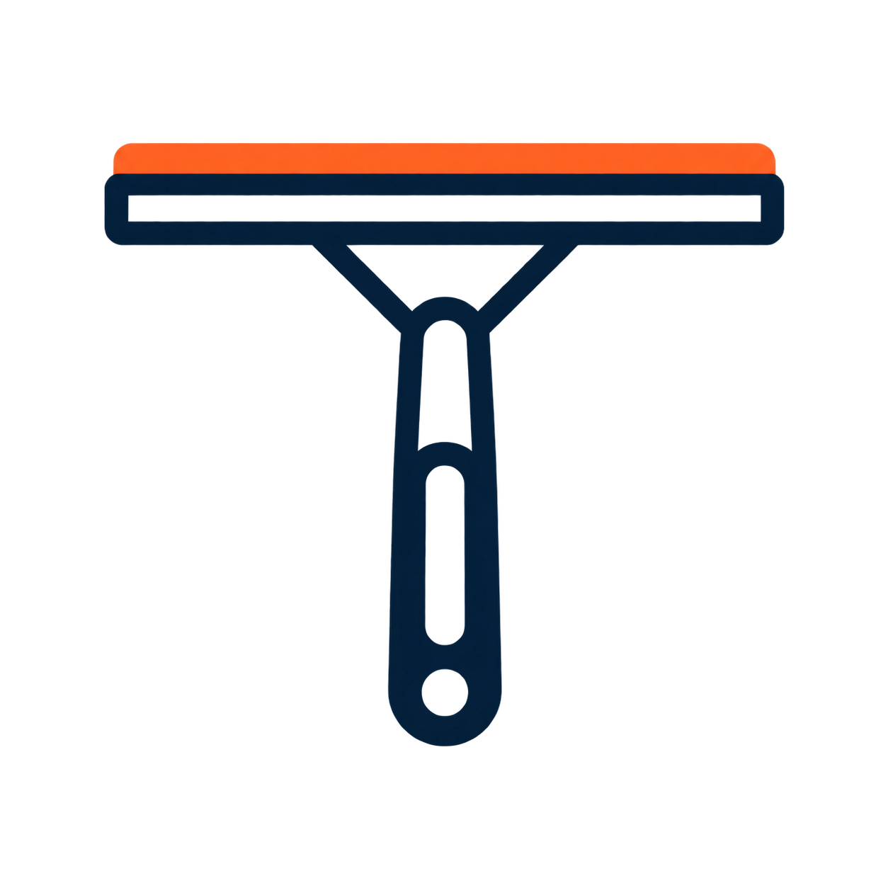 Smooth-gliding squeegee