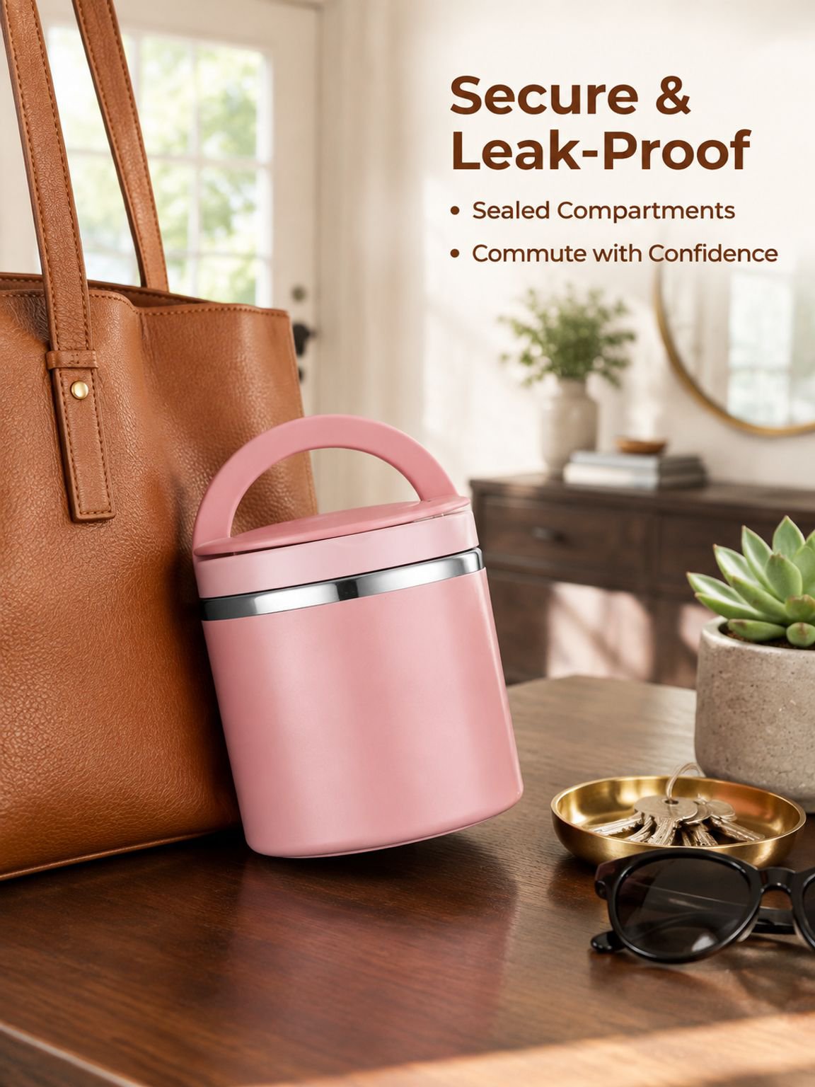 Multi-layer portable insulated lunch box