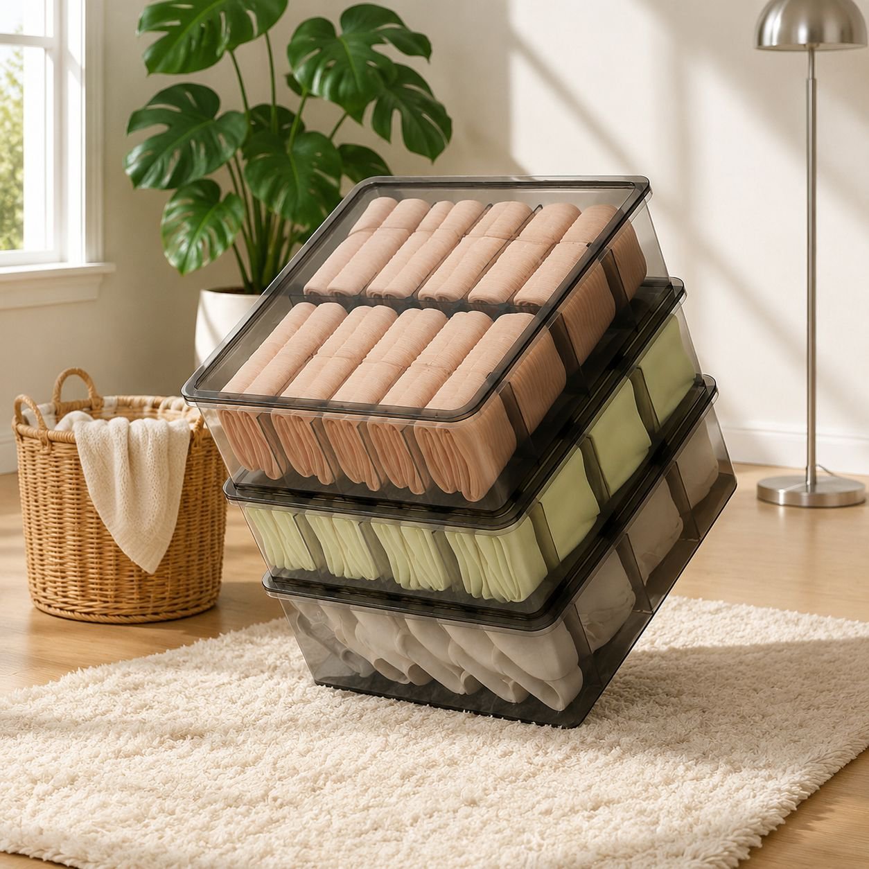 Household Large Drawer Storage Container