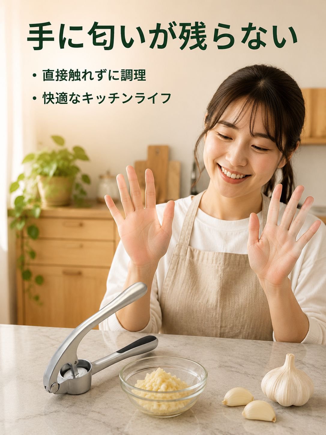キッチン用特大ガーリックプレス