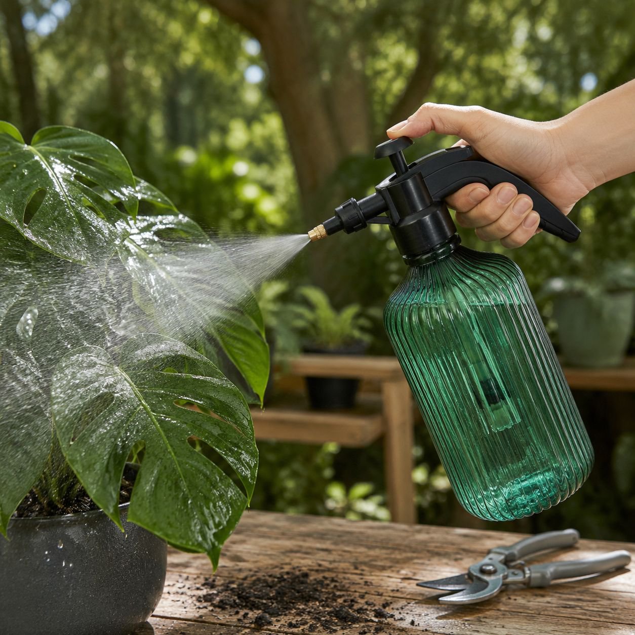 Multifunctional Pressure Spray Kettle for Gardening and Cleaning