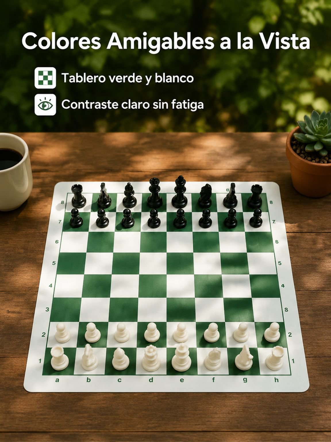 Estuche tipo cubo para juego de ajedrez