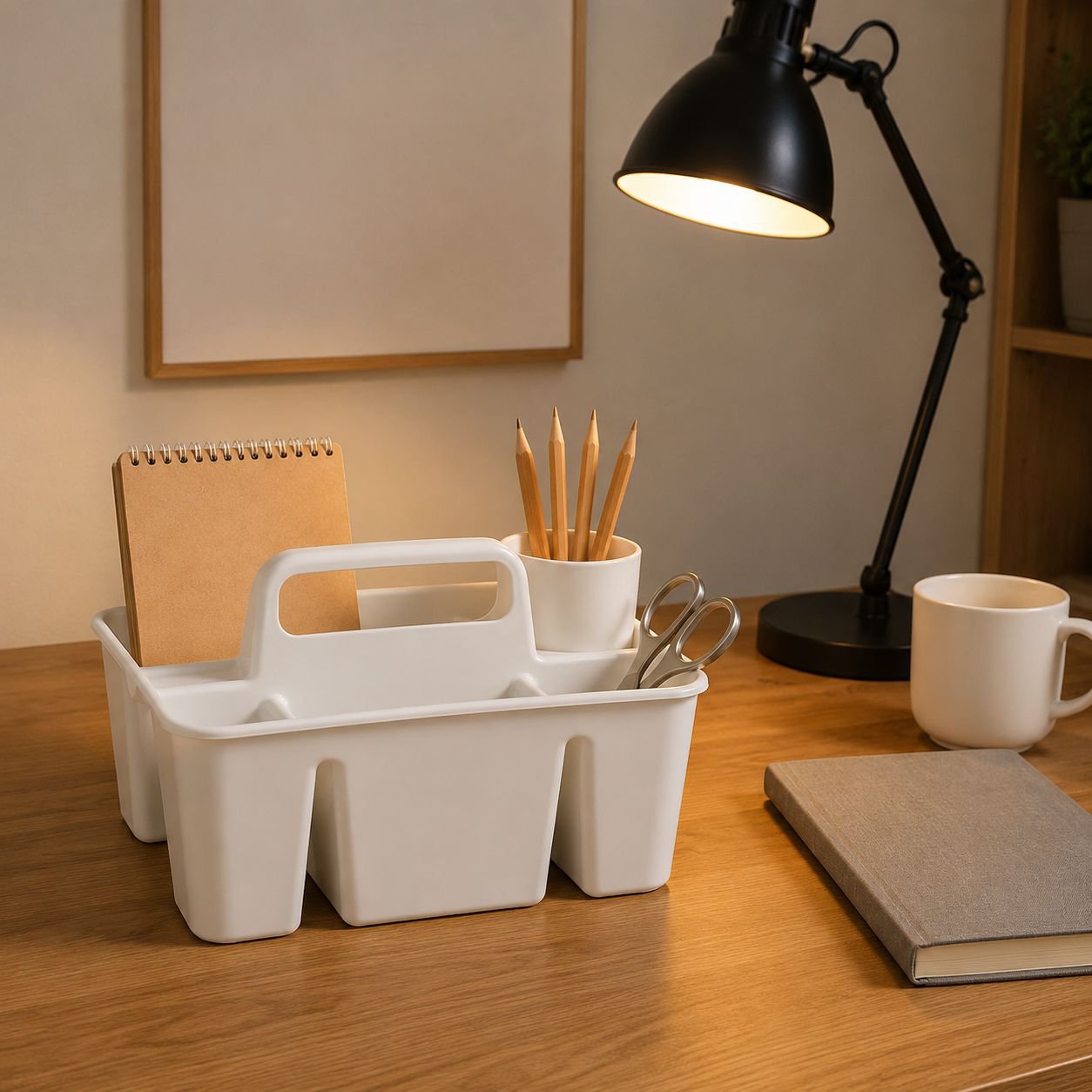 Portable cleaning storage basket, household divider, sundrying basket, desktop storage bin, desktop 