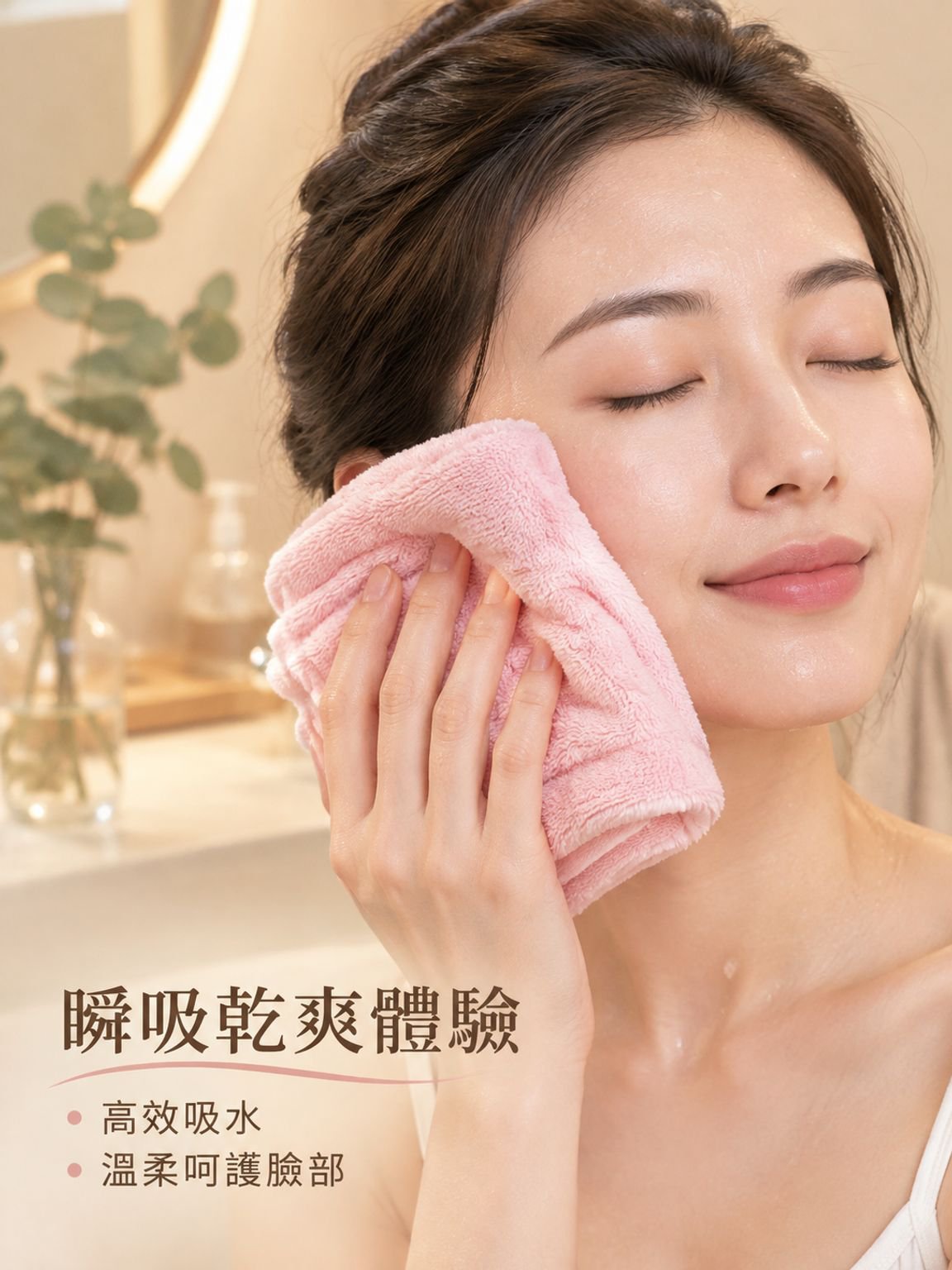 泡泡潔面毛巾