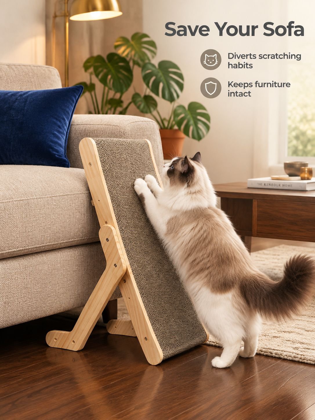 Vertical Cat Scratching Board