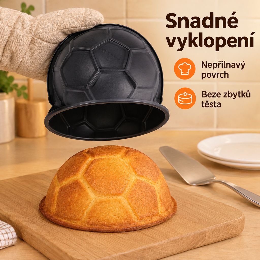 Zábavná tvarovaná forma na dort – DIY pečení