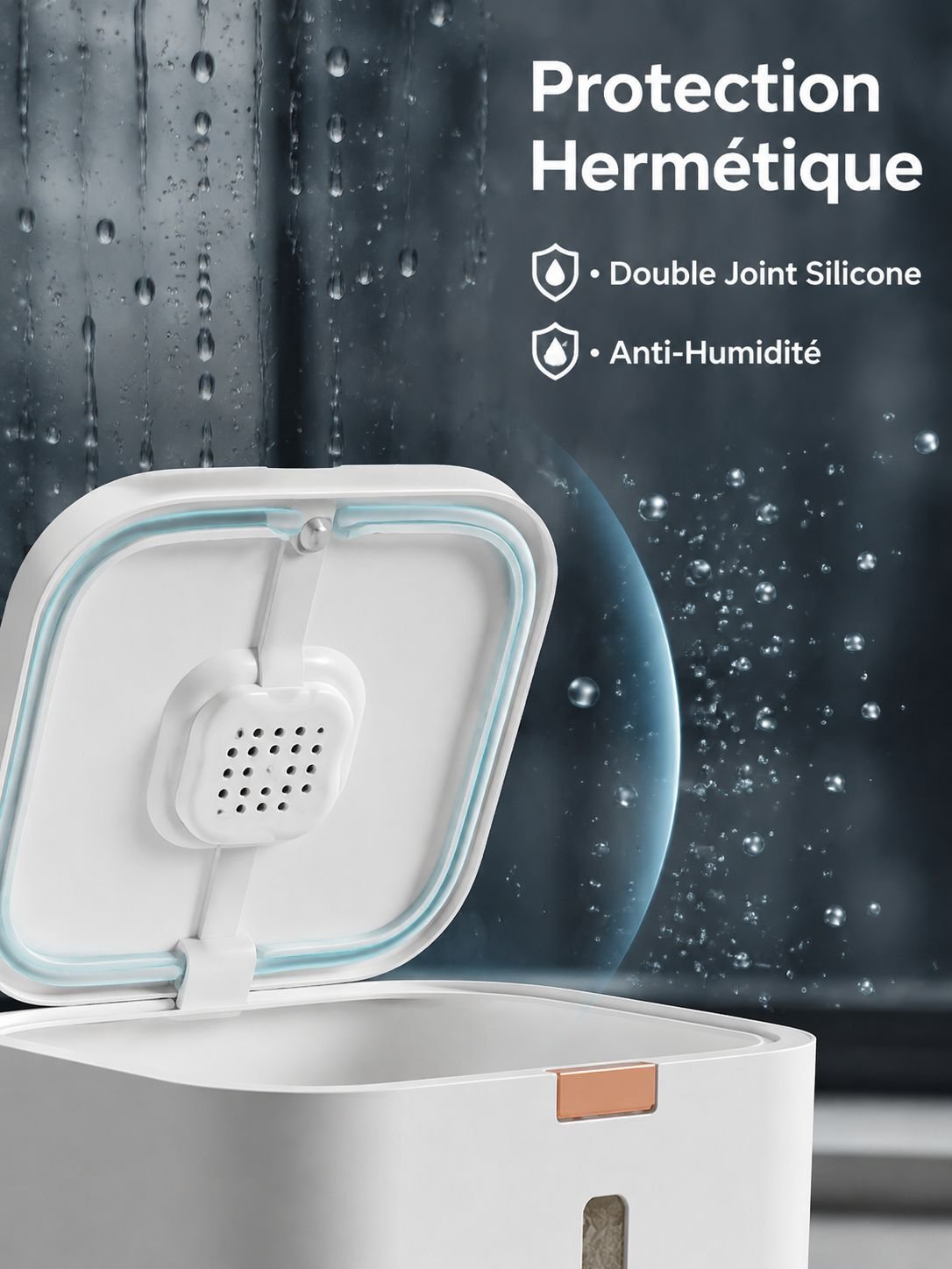 Conteneur hermétique pour aliments pour chiens