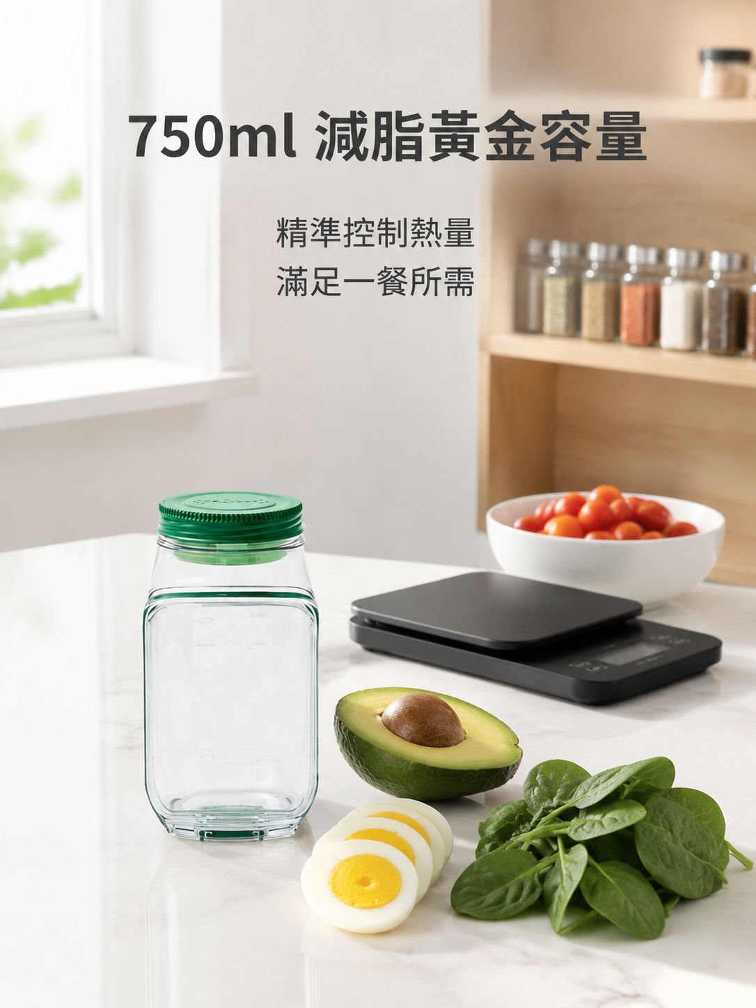 健康輕食水果蔬菜罐沙拉
