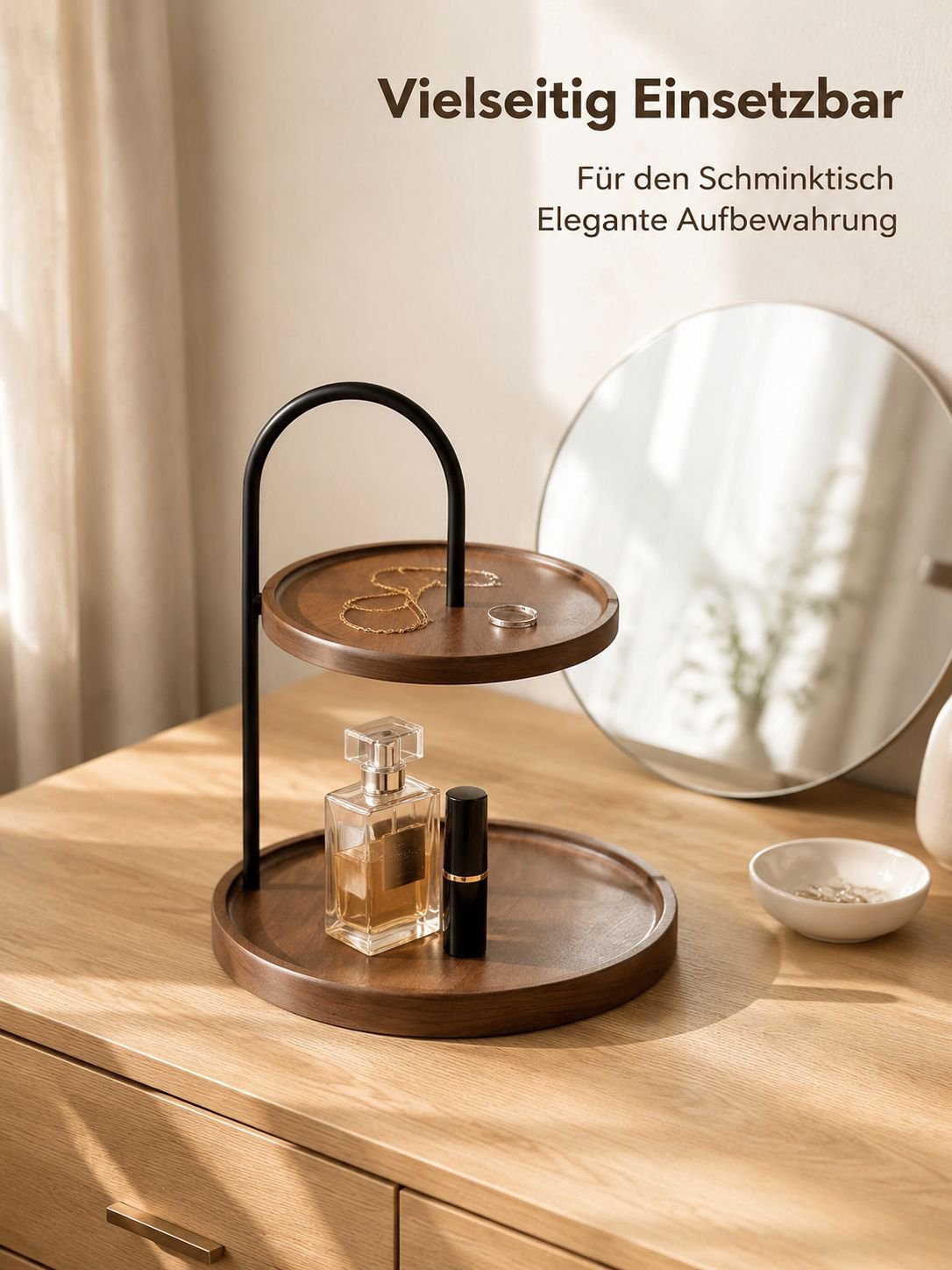 Multifunktionales doppelstöckiges Regal für Zuhause