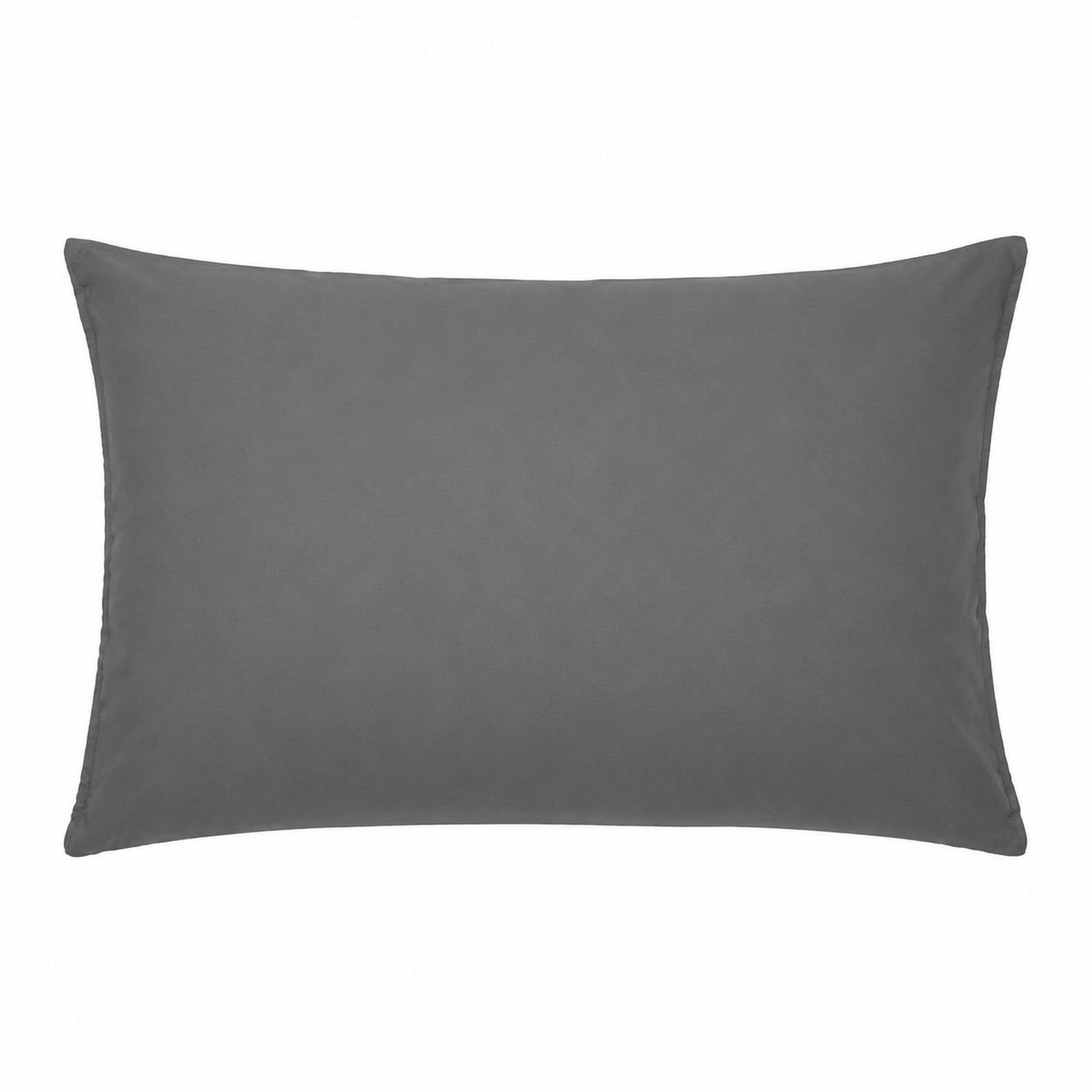 48x74 Simple Home Pillowcase, Washed Cotton, Brushed, Solid Color Pillowcase