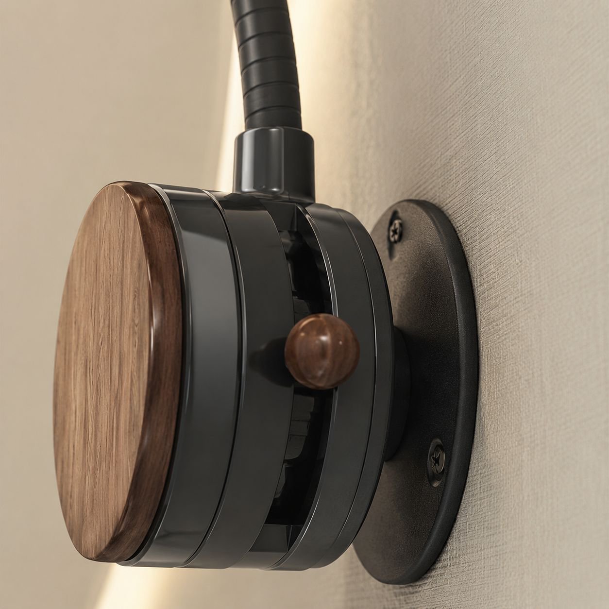 Rotatable fan storage rack demonstrating 360-degree rotation