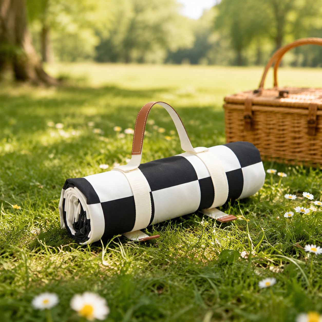 Tapis de pique-nique en toile, tapis résistant à l'humidité, tapis de camping épais et antiadhésif, 