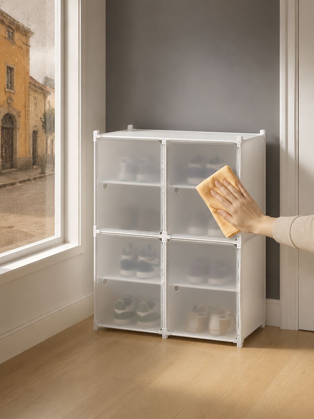 Organizador de zapatos simple y portátil