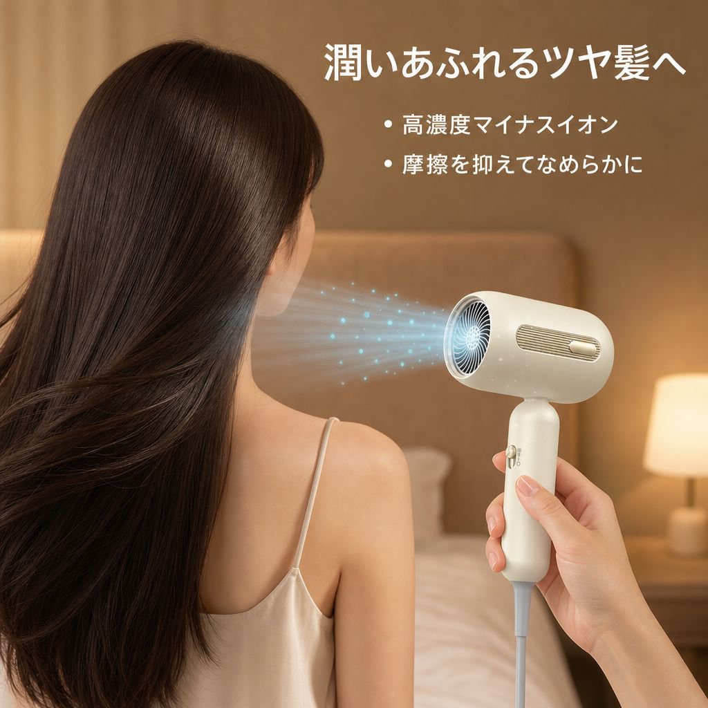 静音大風量ヘアドライヤー