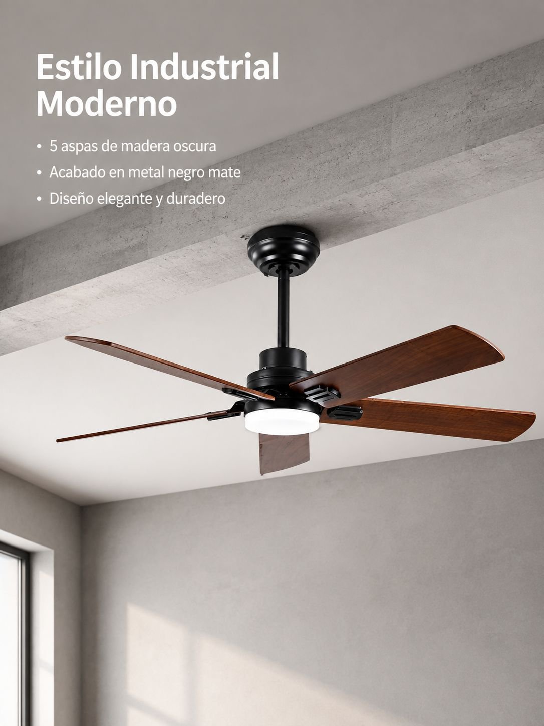 Ventilador LED de alta potencia y bajo ruido