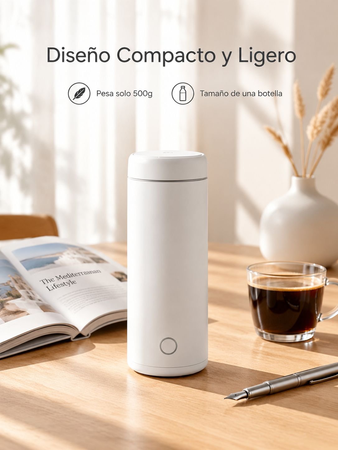 Hervidor eléctrico portátil SAST, mini hervidor eléctrico para dormitorios/habitaciones de estudiant
