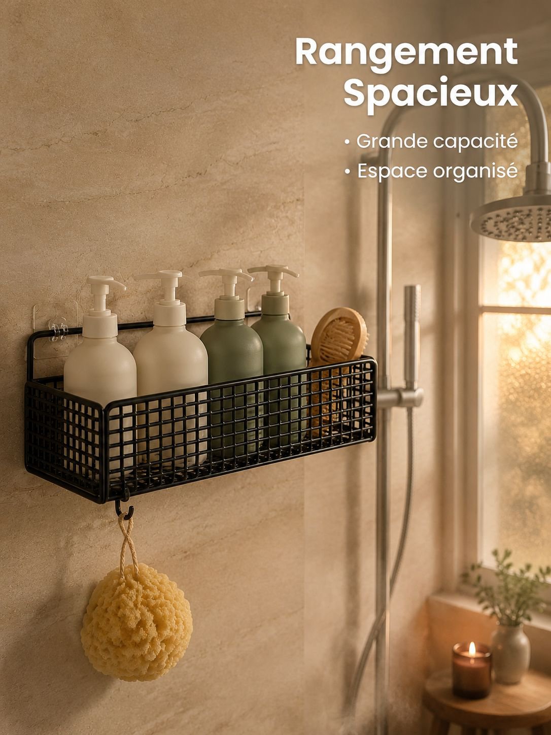 Étagère de salle de bain