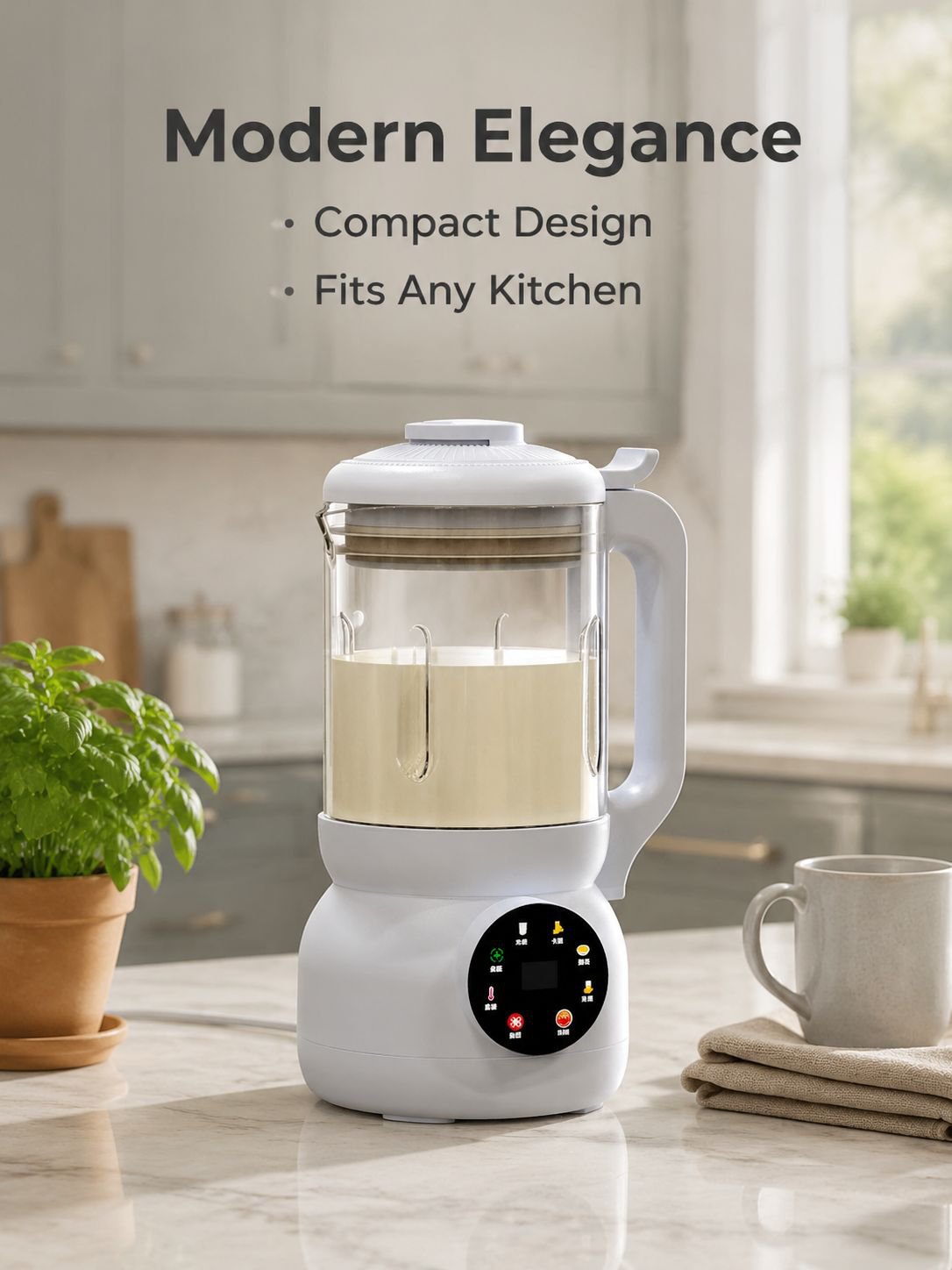 Home Small Multifunctional Food Processor Automatic Soy Milk Blender