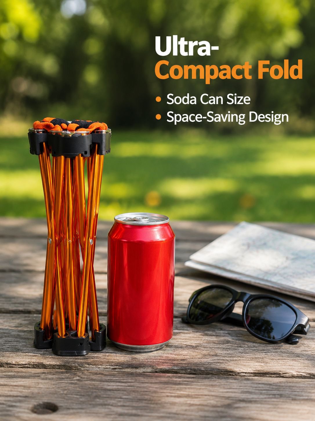 Mini outdoor folding stool