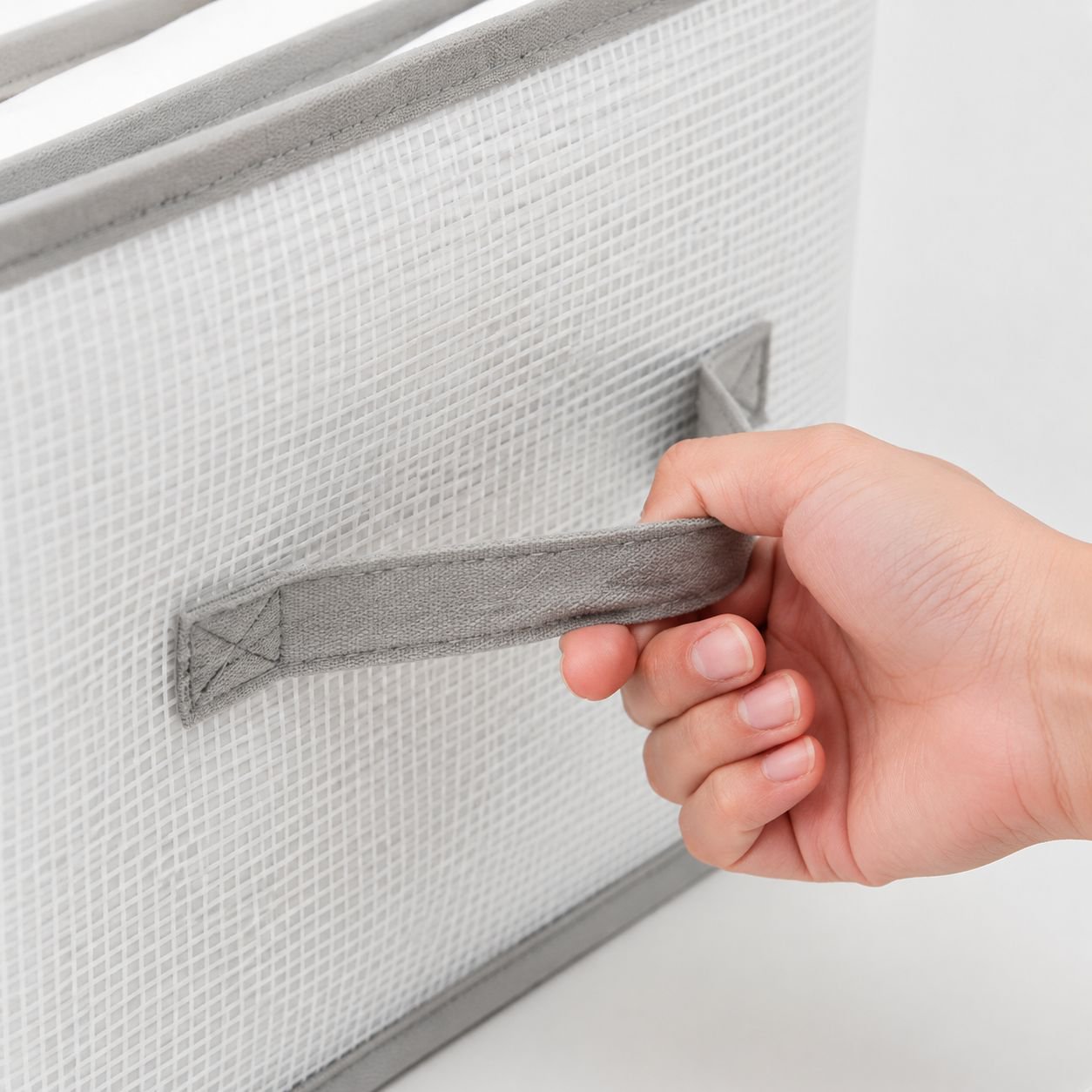 Space-saving transparent underwear organizer in a drawer