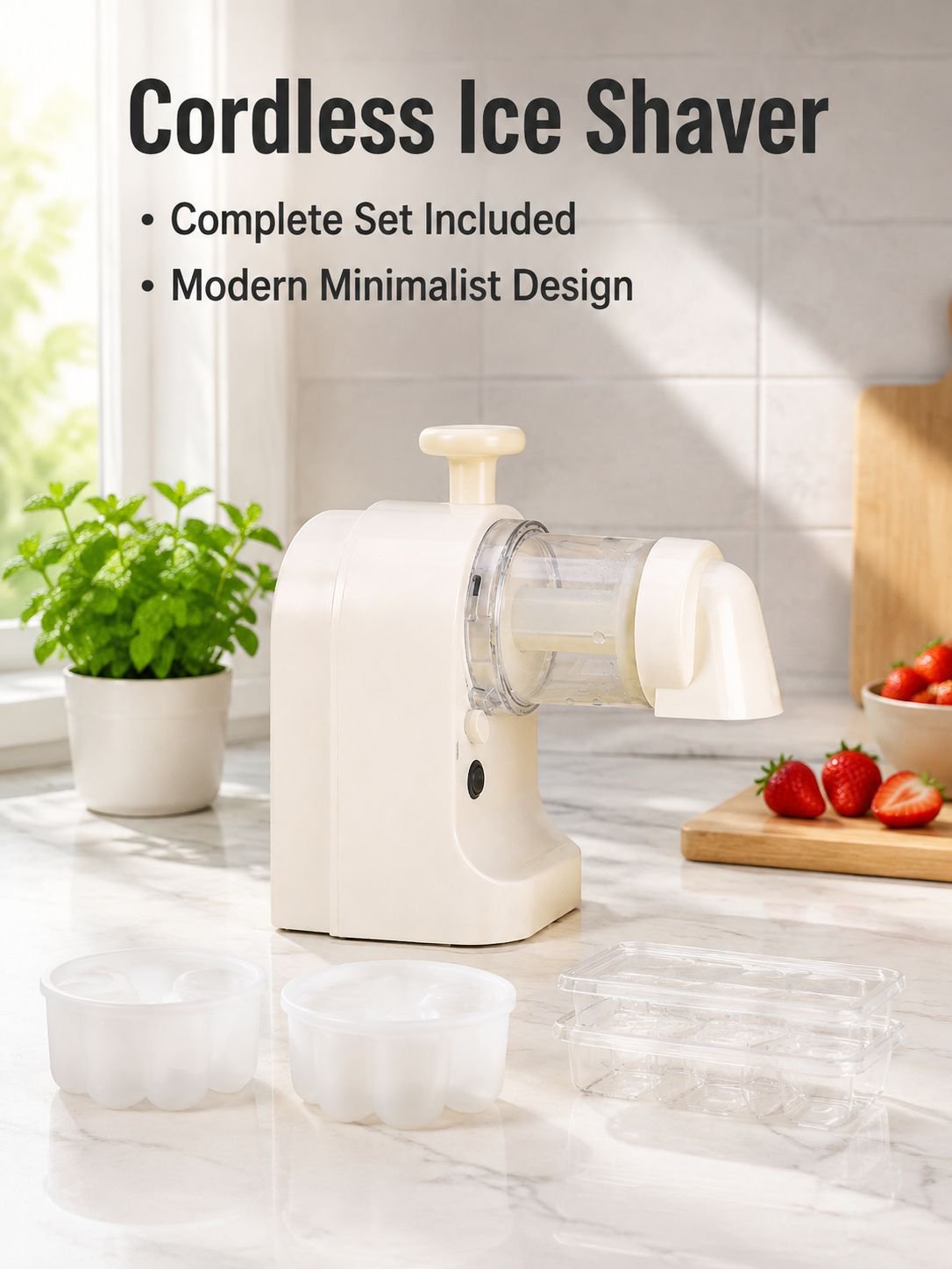 Automatic Cordless Ice Shaver