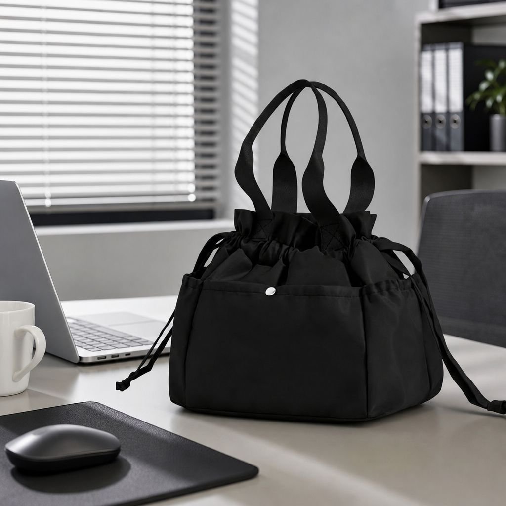 Spacious lunch tote for work and travel