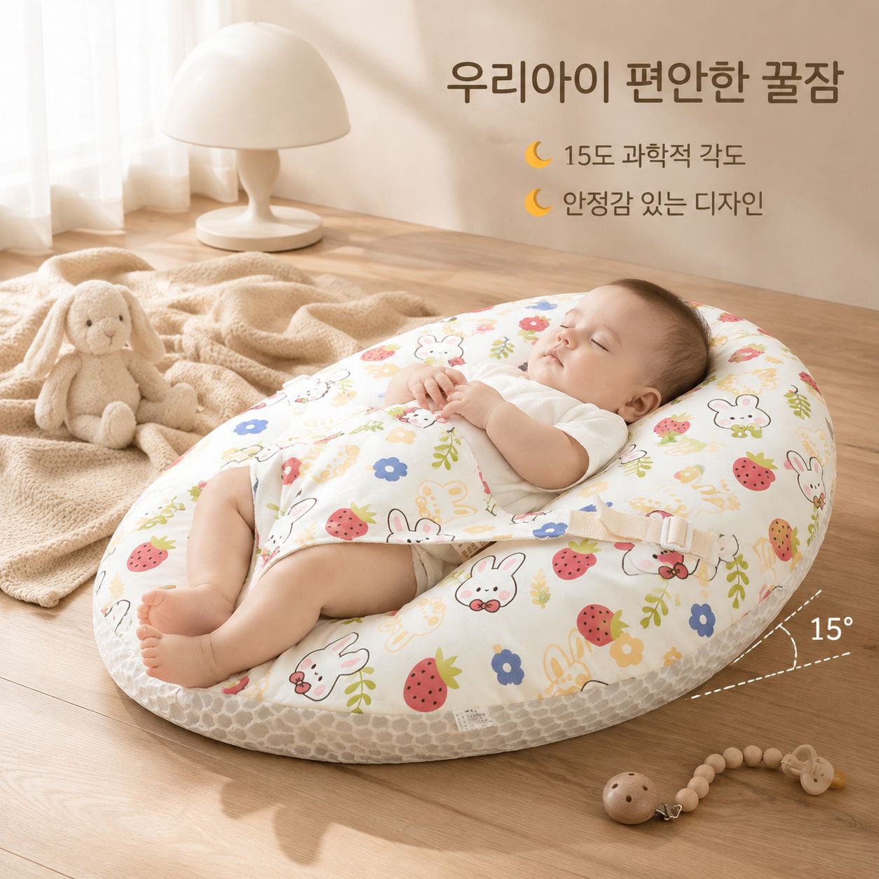 신생아 토방지 경사 베개 수유 베개 A등급 아기 베개