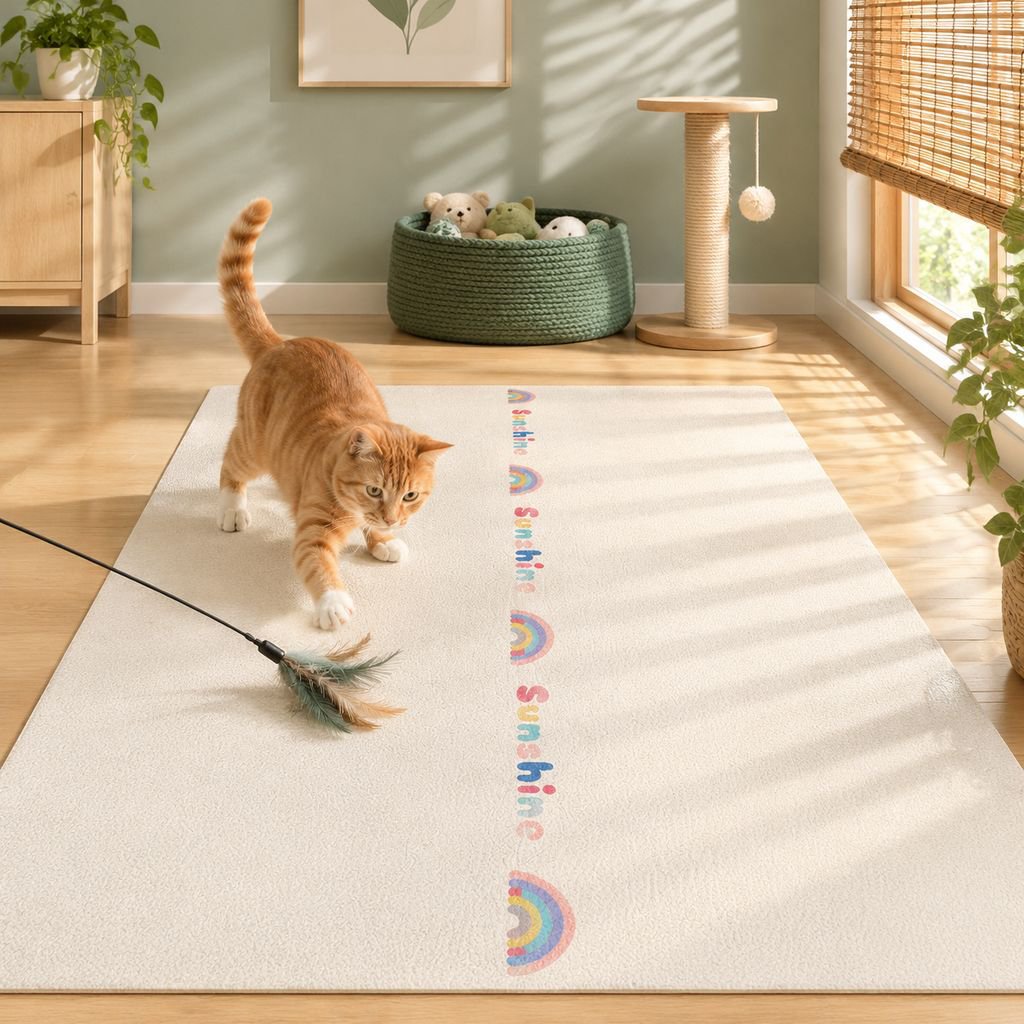 防水・防尿PVC製ペットマット、犬用ケージカーペット、犬猫用フードマット、滑り止め犬用ケージマット
