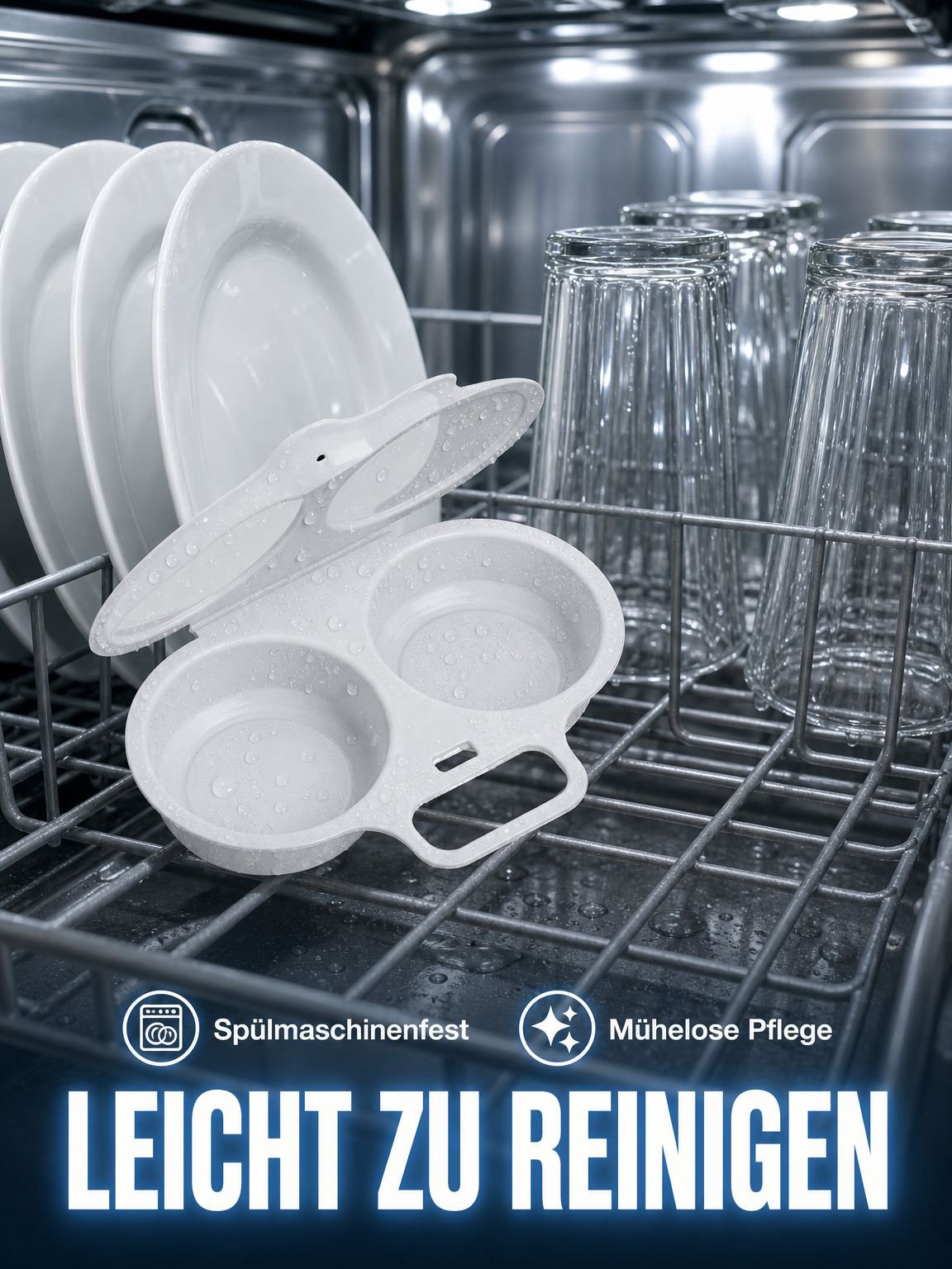 Mikrowellen-Eier-Dampfkasten