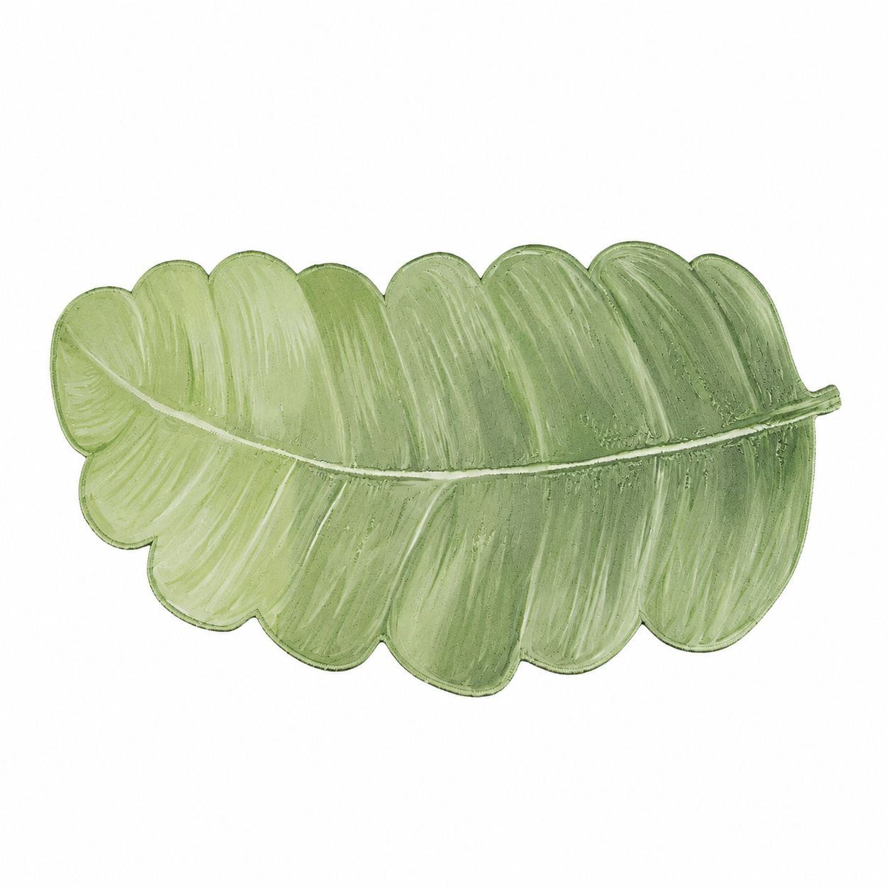 Leaf-Shaped Diatomaceous Earth Water-Absorbing Non-Slip Mat for Bathroom and Entryway