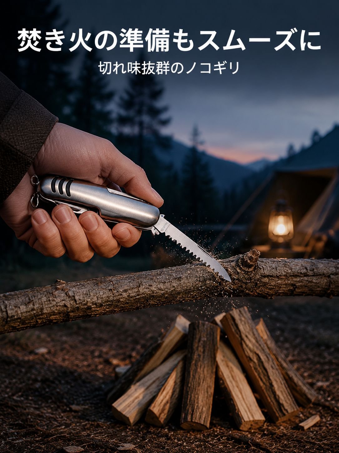 多機能ナイフの各種ツール部分