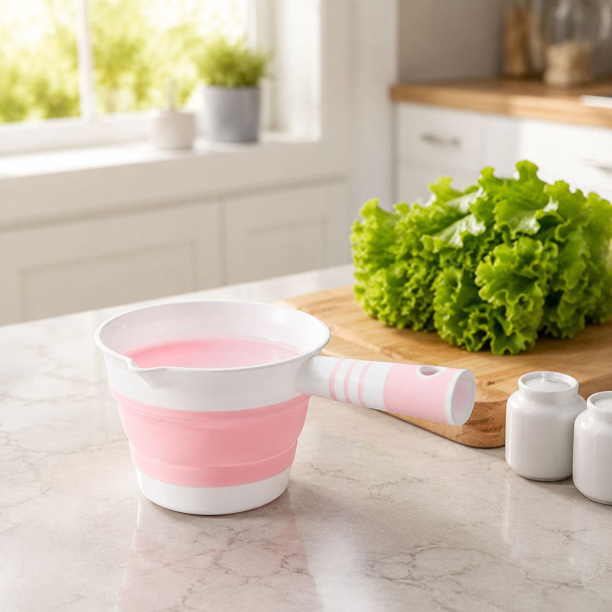 Foldable Multifunctional Hanging Silicone Ladle