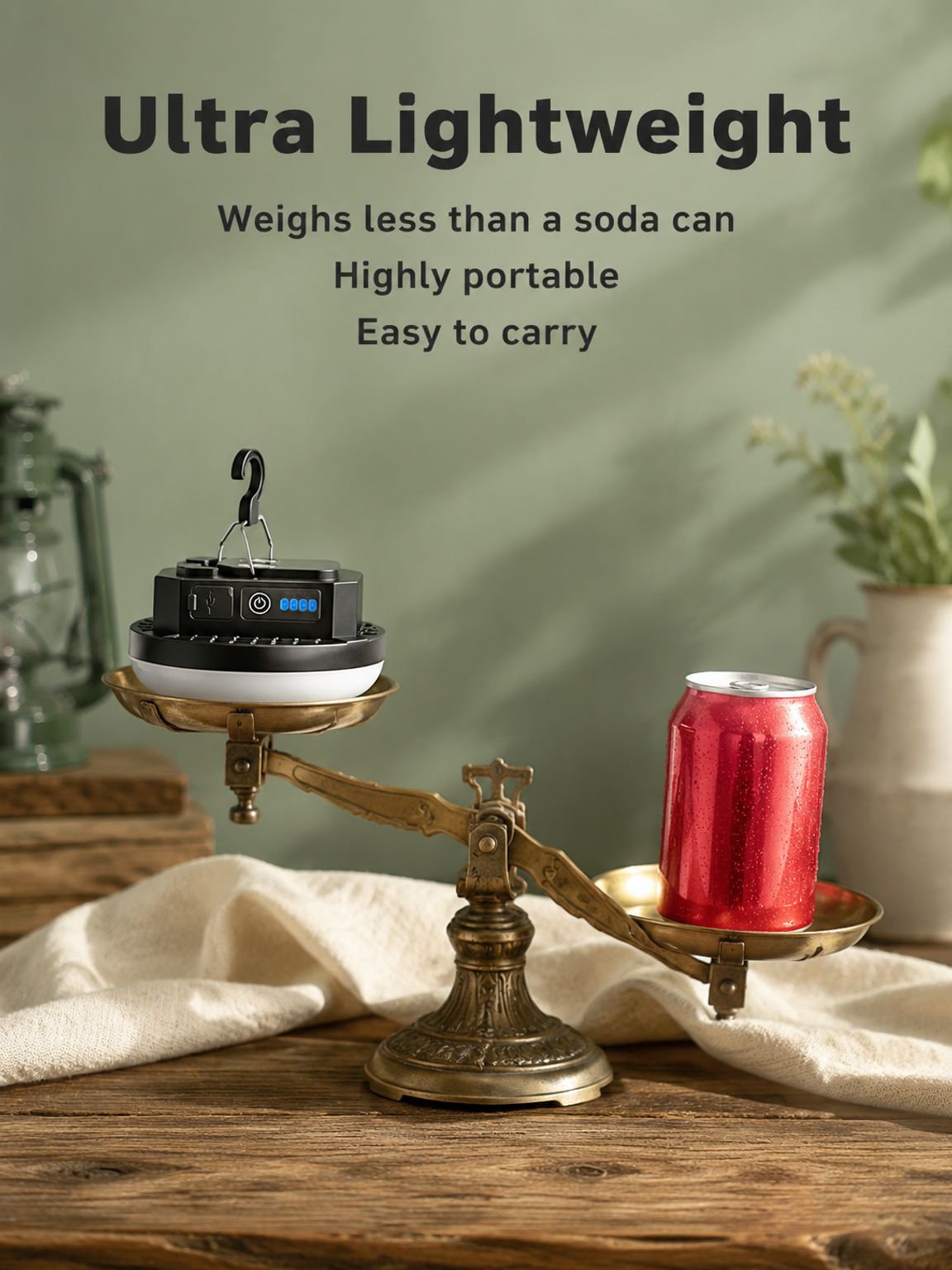 Emergency lantern mode of Multifunctional Tent Lamp