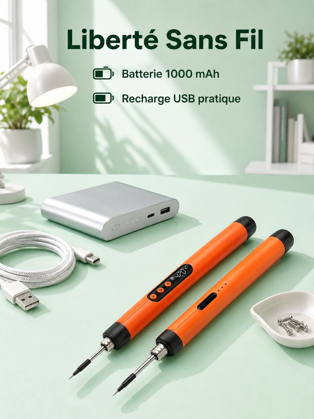 Stylo à souder numérique portable pour usage domestique