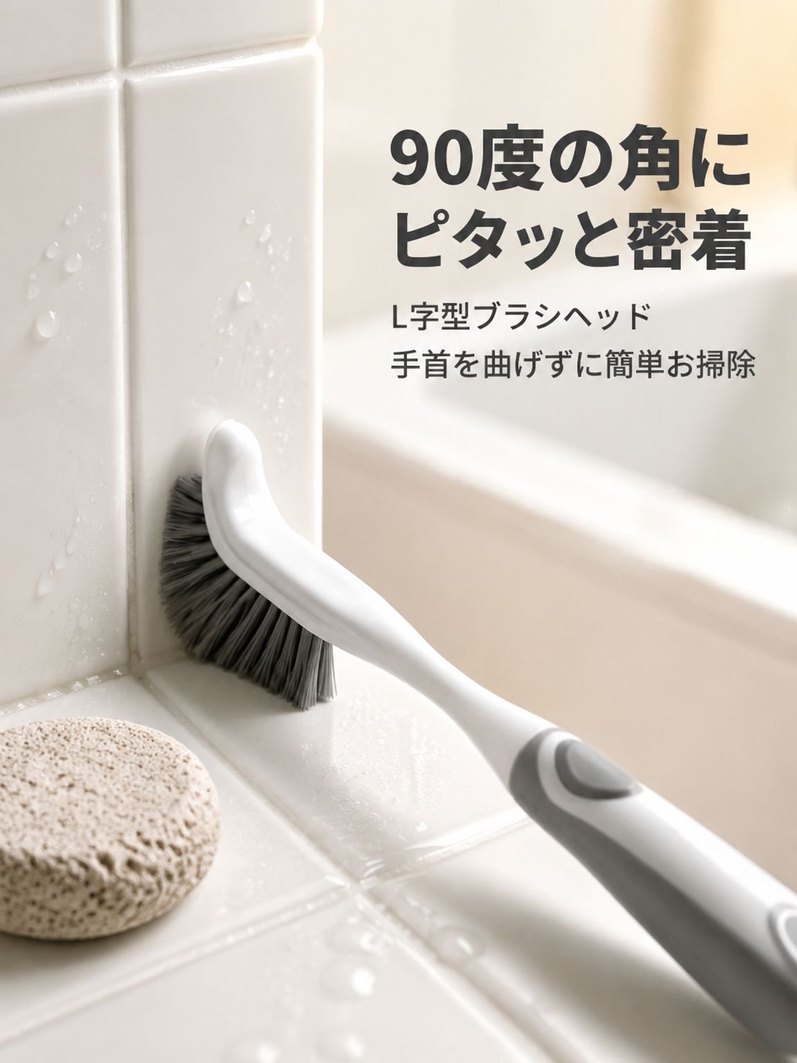 【SNSで話題沸騰】多機能お風呂用掃除ブラシ