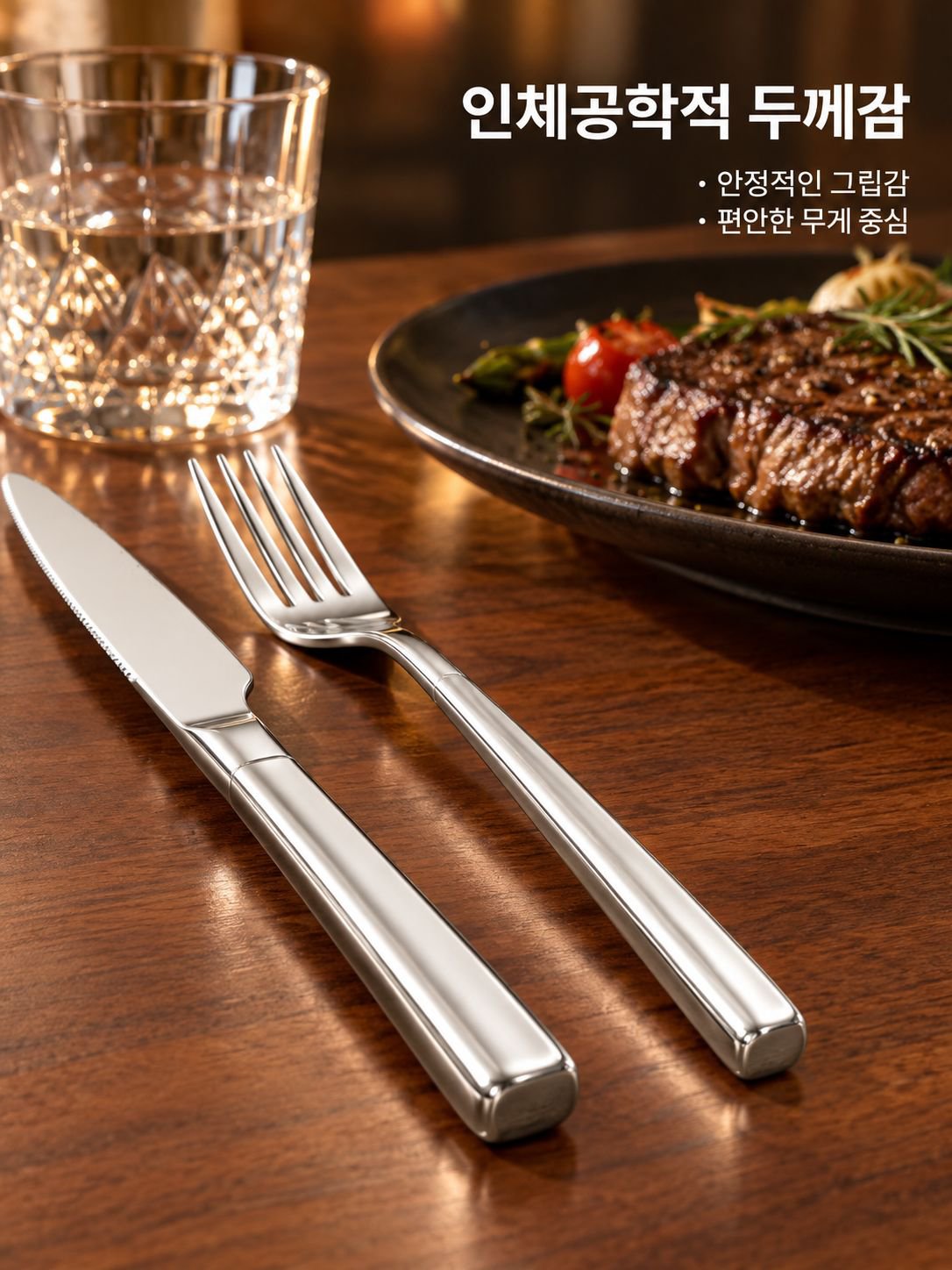 스테인리스 스틸 스푼 및 커틀러리 세트