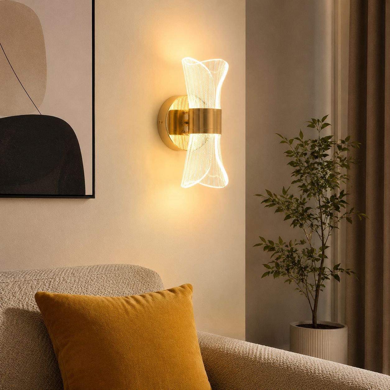 Super bright LED wall lamp for modern home decor