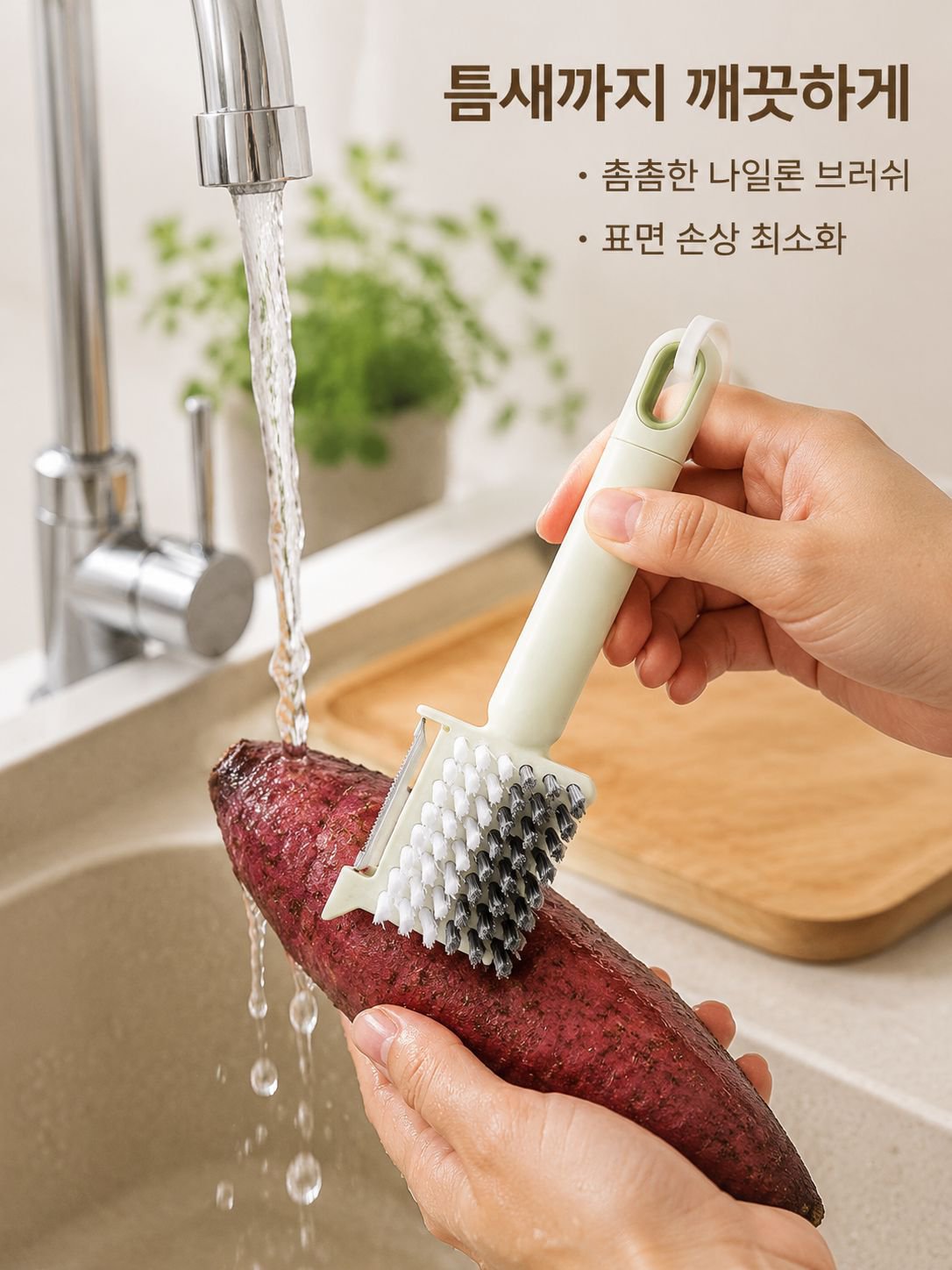 다용도 과일·채소 브러시